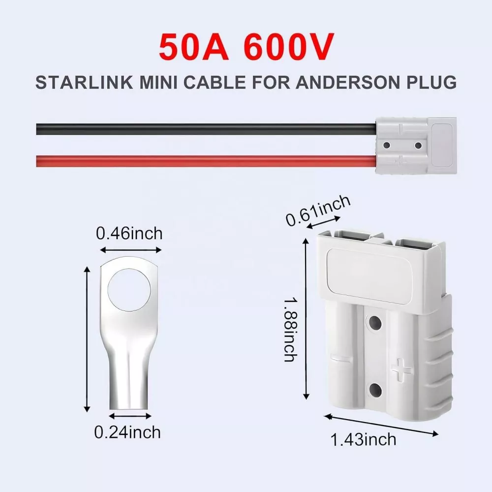 Starlink DC to Anderson Adapter