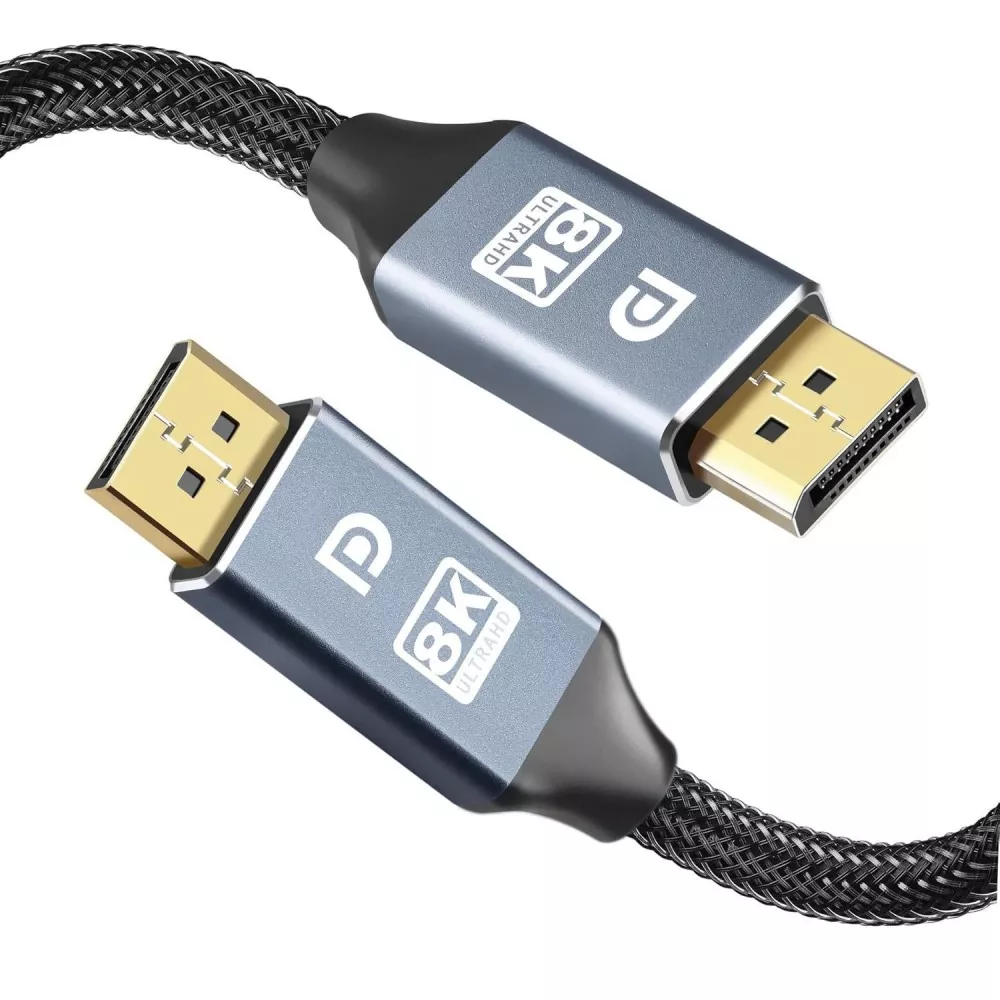 Cavo DP2.1 maschio a DP maschio con guscio in lega di zinco